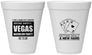 Personalized Bachelor Party 12 oz Foam Cups - Las Vegas | 40026