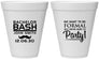 Personalized Bachelor Party 12 oz Foam Cups - Formal | 40030