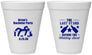 Personalized Bachelor Party 12 oz Foam Cups - The Last Stand | 40035