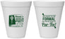 Personalized Bachelor Party 12 oz Foam Cups - Golf Par Tee | 40043