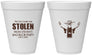 Personalized Bachelor Party 12 oz Foam Cups - Stolen | 40053