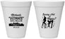 Personalized Bachelor Party 12 oz Foam Cups - Last Vegas | 40062