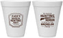 Personalized Bachelor Party 12 oz Foam Cups - Hunting Season | 40063