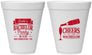 Personalized Bachelor Party 12 oz Foam Cups - Cheers | 40072