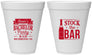 Personalized Bachelor Party 12 oz Foam Cups - Stock The Bar | 40073