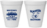 Personalized Bachelor Party 12 oz Foam Cups - Fishing | 40081