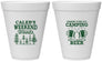 Personalized Bachelor Party 12 oz Foam Cups - Camping | 40091