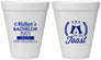 Personalized Bachelor Party 12 oz Foam Cups - One Last Toast | 40095
