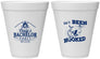 Personalized Bachelor Party 12 oz Foam Cups - Fishing Hooked | 40096