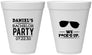 Personalized Bachelor Party 12 oz Foam Cups - We Fucked Up | 40099