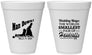 Personalized Wedding 12 oz Foam Cups - Man Down | 407