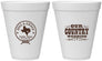 Personalized Wedding 12 oz Foam Cups - Country Texas | 424