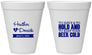 Personalized Wedding 12 oz Foam Cups - To Have And To Hold | 431