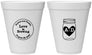 Personalized Wedding 12 oz Foam Cups - Love Is Brewing | 486