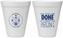 Personalized Wedding 12 oz Foam Cups - Nautical | 495