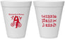 Personalized Wedding 12 oz Foam Cups - First Date Will You I Do | 497