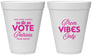 Personalized Prom 12 oz Foam Cups - Queen Vote | 50017