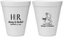Personalized Wedding 12 oz Foam Cups - Antigua And Barbuda | 502