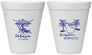 Personalized Wedding 12 oz Foam Cups - Barbados | 509