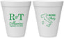 Personalized Wedding 12 oz Foam Cups - Italy | 514