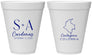 Personalized Wedding 12 oz Foam Cups - Colombia | 516