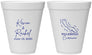 Personalized Wedding 12 oz Foam Cups - Curacao | 520