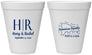 Personalized Wedding 12 oz Foam Cups - Domincan Republic | 522