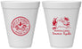 Personalized Wedding 12 oz Foam Cups - Domincan Republic | 523