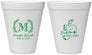 Personalized Wedding 12 oz Foam Cups - Ireland | 528