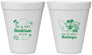 Personalized Wedding 12 oz Foam Cups - Martinique | 533