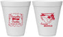 Personalized Wedding 12 oz Foam Cups - Mexico | 535