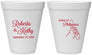 Personalized Wedding 12 oz Foam Cups - Philippines | 536