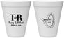 Personalized Wedding 12 oz Foam Cups - St Lucia | 540