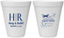 Personalized Wedding 12 oz Foam Cups - Cayman Island | 544