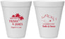 Personalized Wedding 12 oz Foam Cups - Turks And Caicos | 547