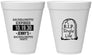 Personalized Bachelorette 12 oz Foam Cups - Rip Single Life | 60014