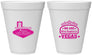 Personalized Bachelorette 12 oz Foam Cups - Las Vegas | 60016