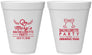 Personalized Bachelorette 12 oz Foam Cups - Official Drink Team | 60017