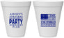Personalized Bachelorette 12 oz Foam Cups - Star Spangled Hammered | 60025