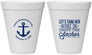 Personalized Bachelorette 12 oz Foam Cups - Tank Her Drop Anchor | 60026
