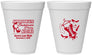 Personalized Bachelorette 12 oz Foam Cups - Last Walk | 60032