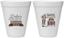 Personalized Bachelorette 12 oz Foam Cups - Boots Bouquets Bbq | 60035
