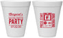 Personalized Bachelorette 12 oz Foam Cups - Video Games | 60039
