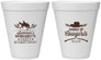 Personalized Bachelorette 12 oz Foam Cups - Saddle Up Cowgirls | 60045