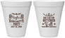 Personalized Bachelorette 12 oz Foam Cups - Getting Hitched Yall | 60047