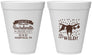 Personalized Bachelorette 12 oz Foam Cups - Lets Get Wild Cowgirl | 60048