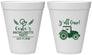 Personalized Bachelorette 12 oz Foam Cups - Tractor Farm | 60070