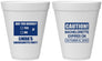 Personalized Bachelorette 12 oz Foam Cups - Caution | 60082