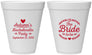 Personalized Bachelorette 12 oz Foam Cups - Bride To Be | 60088