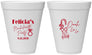 Personalized Bachelorette 12 oz Foam Cups - Paris | 60090